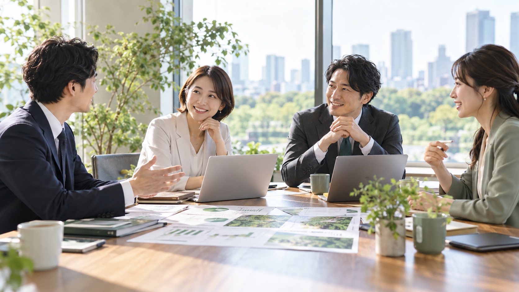 事業領域を横断して話し合う専門家チーム