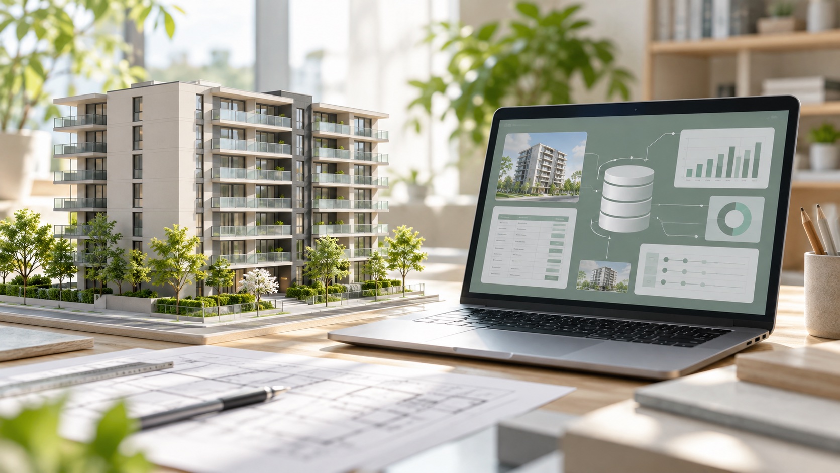 建物と業務システムのつながり